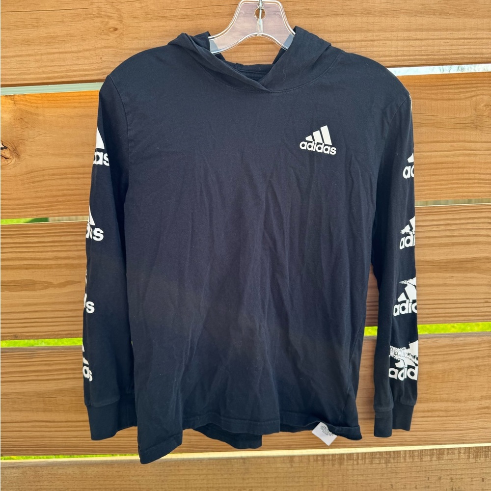Boys’ ADIDAS long sleeve Tshirt with hood